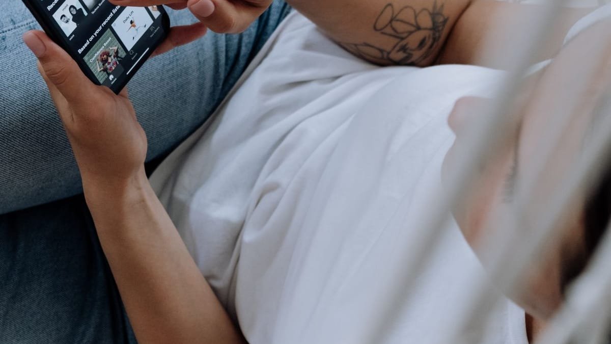 Buyer browsing property listings on a smartphone