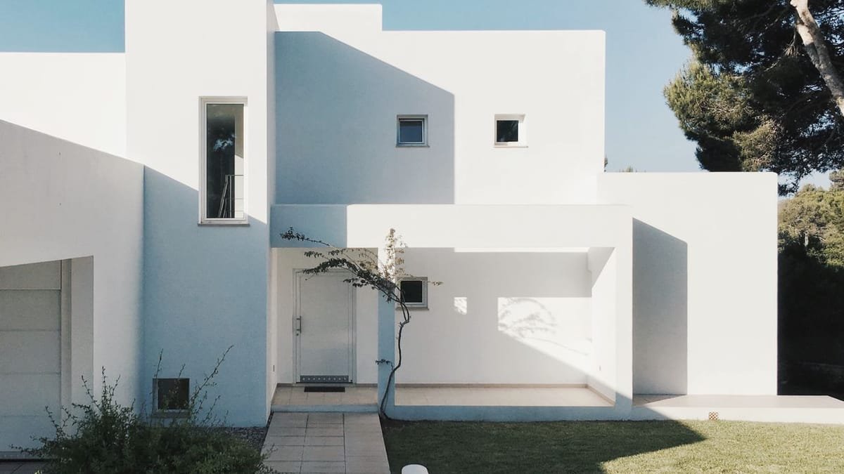 Modern luxury home featured on a listing landing page