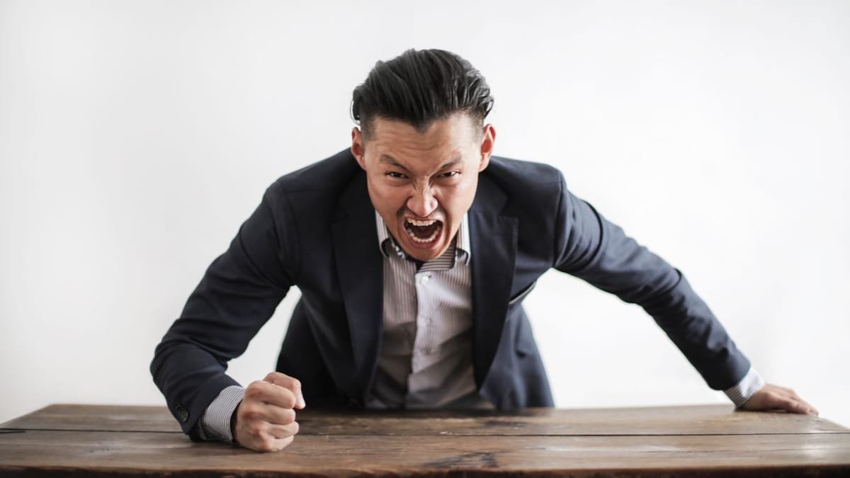 Frustrated professional reviewing an underperforming site